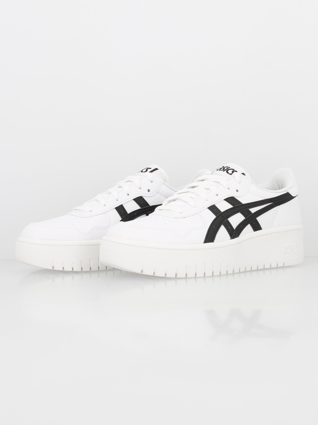 Japan baskets plateforme blanc noir femme - Asics