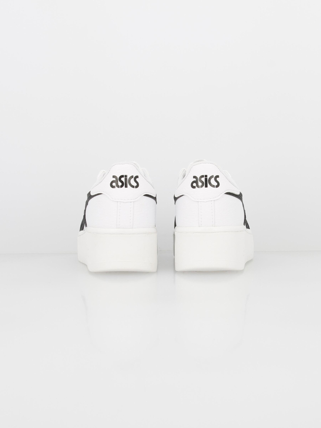 Japan baskets plateforme blanc noir femme - Asics