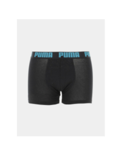 Pack 2 boxers basic stretch noir gris homme - Puma