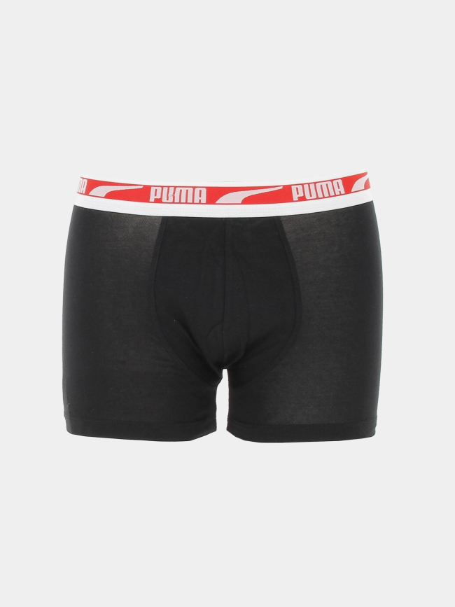 Pack 2 boxers basic stretch noir homme - Puma