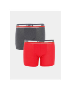 Pack 2 boxers sportswear rouge gris homme - Levi's