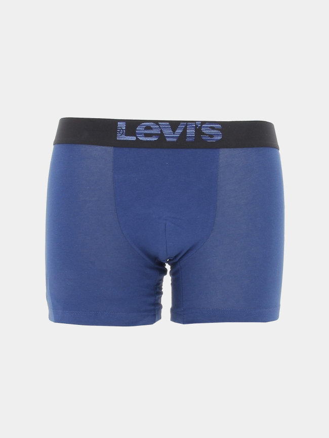 Pack 2 boxers optical illusion bleu marine homme - Levi's