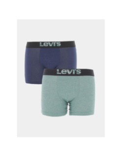 Pack 2 boxers optical illusion vert bleu homme - Levi's
