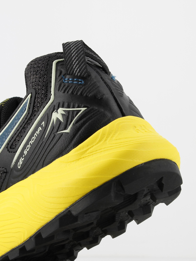 Chaussures de trail gel sonoma 7 noir jaune homme - Asics