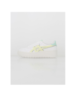 Baskets plateforme japan blanc jaune femme - Asics