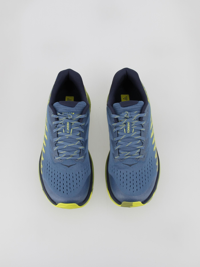 Chaussures de trail torrent 3 bleu vert homme - Hoka