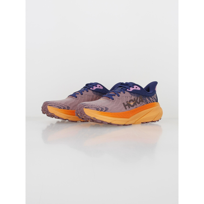 Chaussures de running trail challenger violet femme Hoka wimod