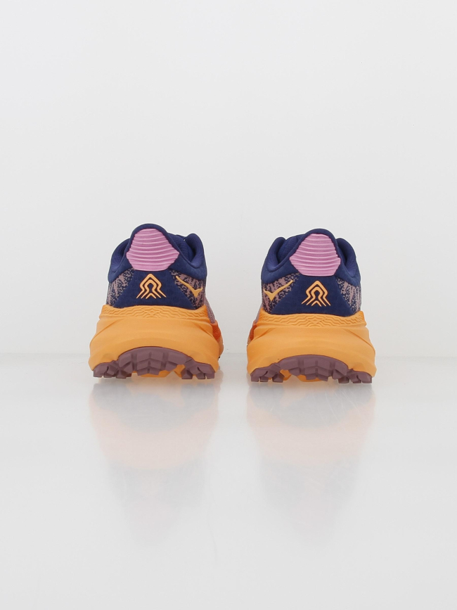 Chaussures de running trail challenger 7 violet orange femme - Hoka