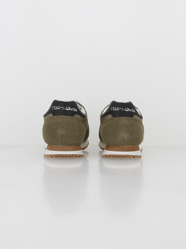 Baskets combined kaki homme - Teddy Smith