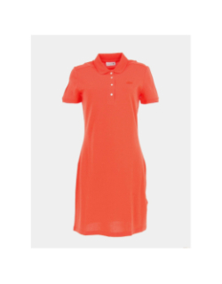 Robe polo core essentials rouge femme - Lacoste