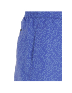 Short de bain medium logo bleu homme - Calvin Klein