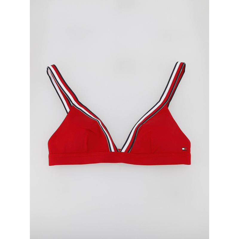 Haut de maillot de bain triangle rouge femme - Tommy Hilfiger