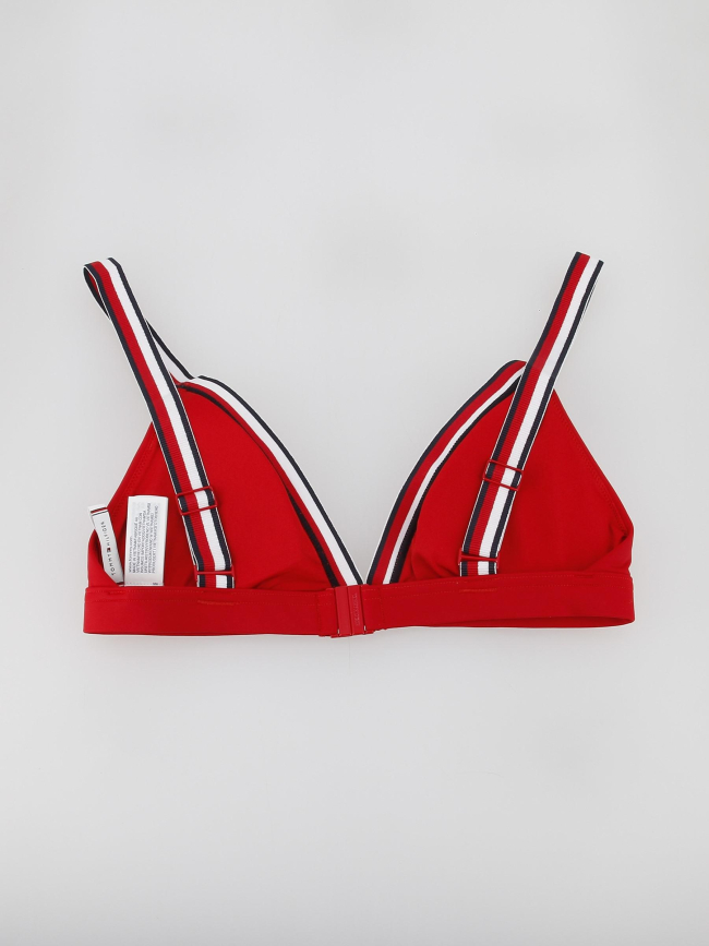 Haut de maillot de bain triangle rouge femme - Tommy Hilfiger