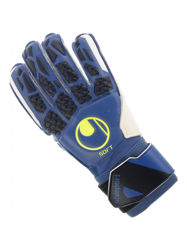 Gants de gardien de but football bleu - Uhlsport