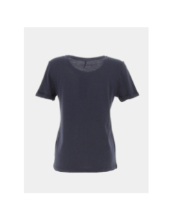 T-shirt kita life coeur bleu marine femme - Only