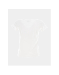 T-shirt logo fleurs gracygi blanc fille - Le Temps Des Cerises