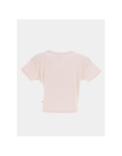 T-shirt crop palmagi rose fille - Le Temps Des Cerises