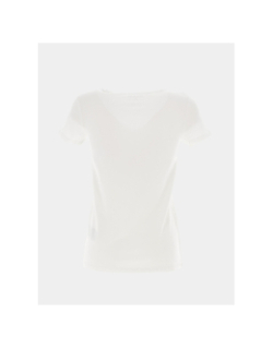 T-shirt éco logo strass blanc fille - Guess