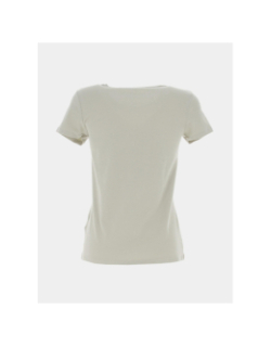 T-shirt éco logo light doré kaki fille - Guess