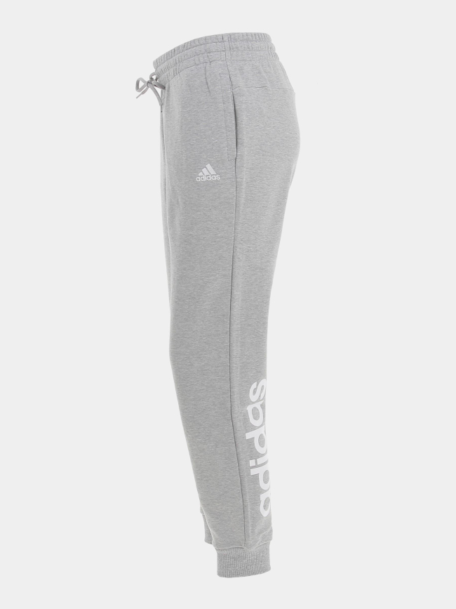 Jogging slim linear gris chiné femme - Adidas