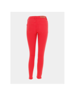 Jean skinny blush cropped rouge femme - Only