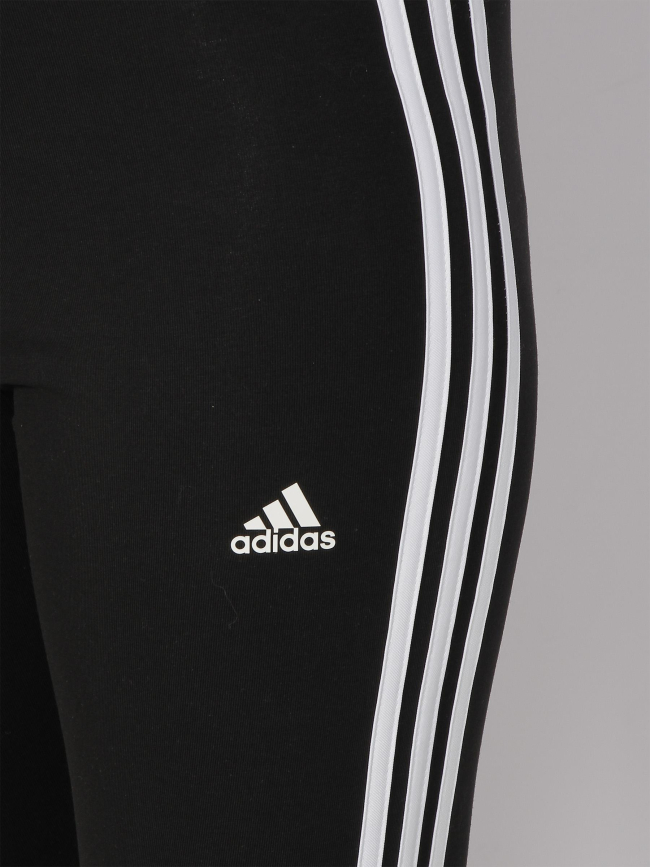 Legging taille haute 3 stripes noir femme - Adidas