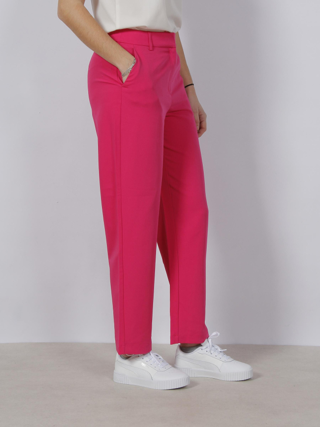 Pantalon droit zelda rose femme - Vero Moda