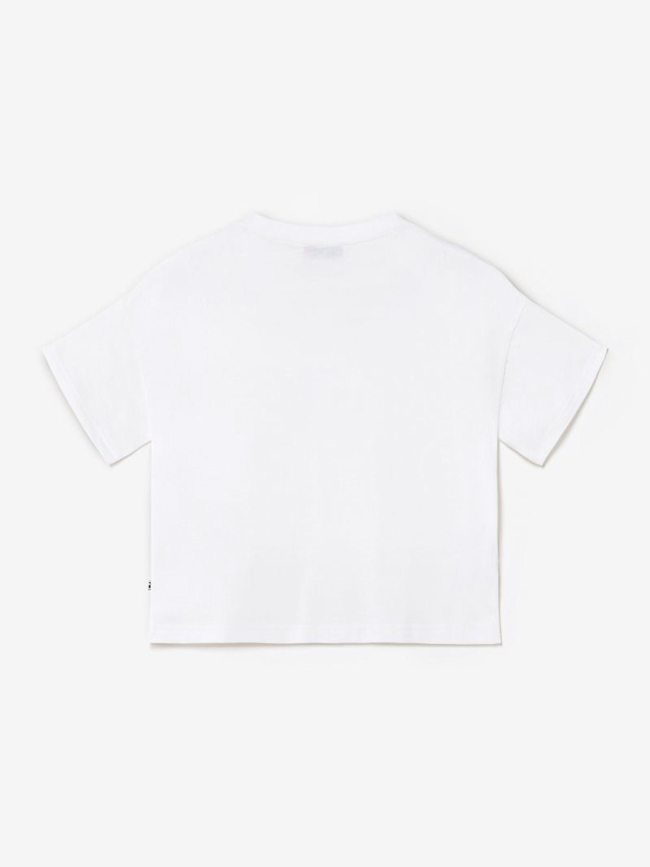 T-shirt crop vinagi blanc fille - Le Temps Des Cerises