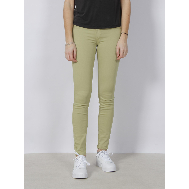 Jean skinny double up one size vert femme - Tiffosi