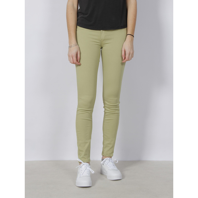 Jean skinny double up one size vert femme - Tiffosi