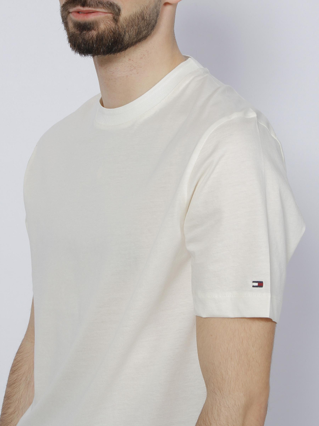 T-shirt essential merceri blanc homme - Tommy Hilfiger