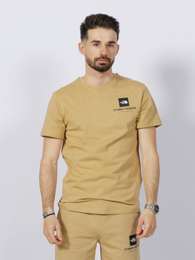 T-shirt coordinates beige homme - The North Face