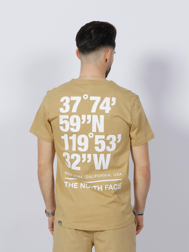 T-shirt coordinates beige homme - The North Face