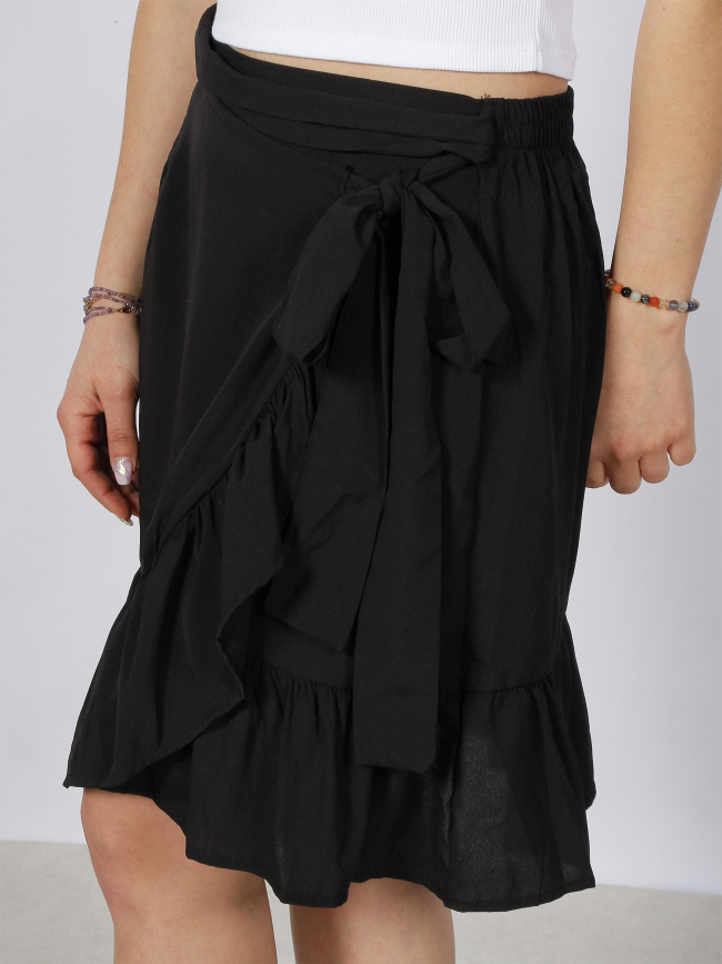 Jupe portefeuille olivia noir femme - Only