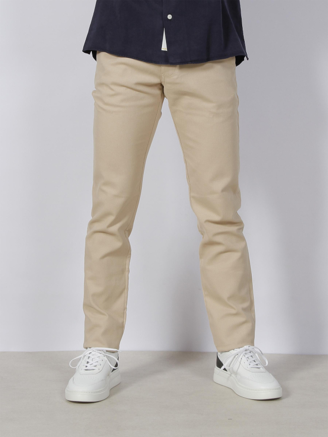 Pantalon chino parfait urbain beige homme - Izac