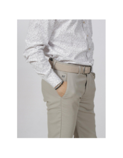 Pantalon chino parfait gris homme - Izac