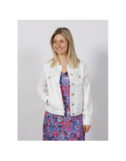 Veste en jean santa blanc femme - Salsa
