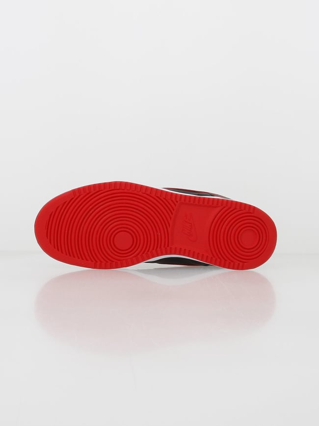 Baskets montantes court vision noir rouge - Nike