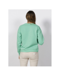 Sweat amour crème roma vert femme - Vero Moda
