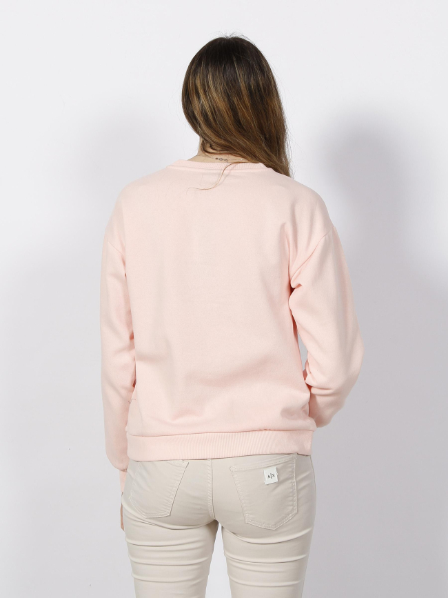 Sweat amour crème roma rose femme - Vero Moda