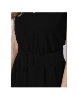 Robe évasée ceinture noir femme - Armani Exchange