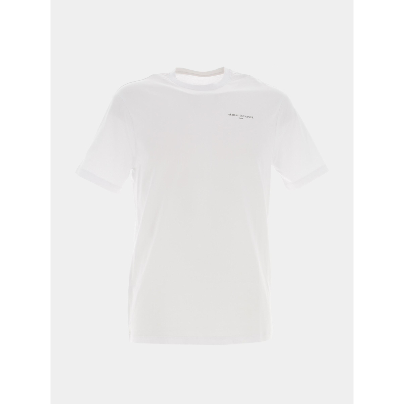 T-shirt uni blanc homme - Armani Exchange