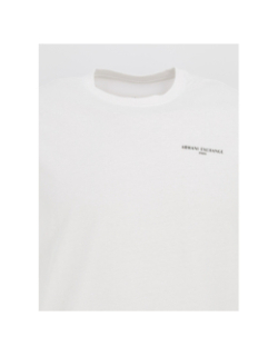 T-shirt uni blanc homme - Armani Exchange