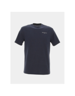 T-shirt uni logo bleu marine homme - Armani Exchange