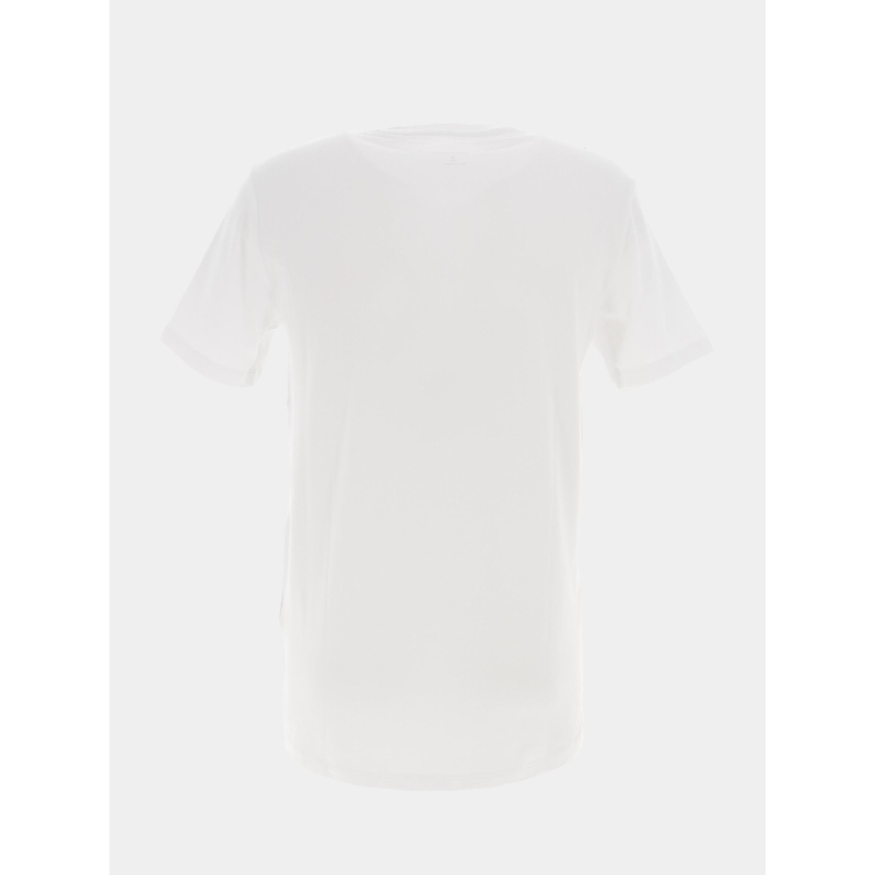 T-shirt petit logo rond blanc homme - Armani Exchange