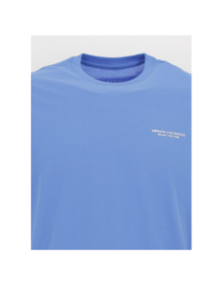 T-shirt uni palace bleu homme - Armani Exchange