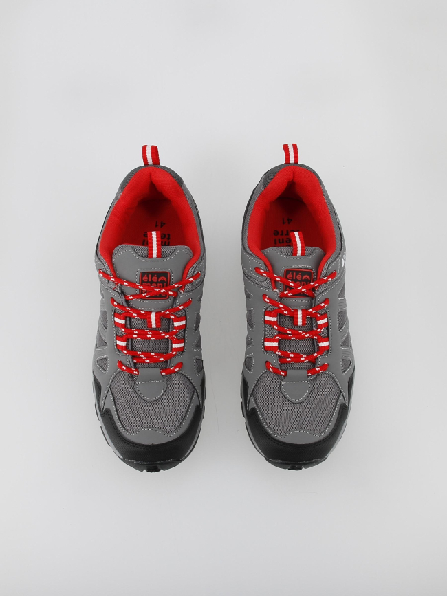 Chaussures de randonnée dryfeet gris rouge homme - Elementerre