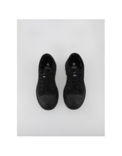 Baskets en toile lina noir femme - Le Temps Des Cerises