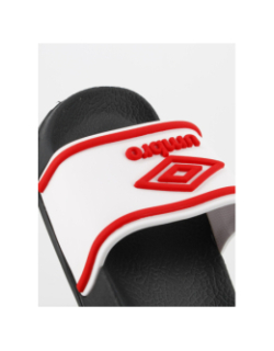 Claquettes kocak blanc rouge noir enfant - Umbro