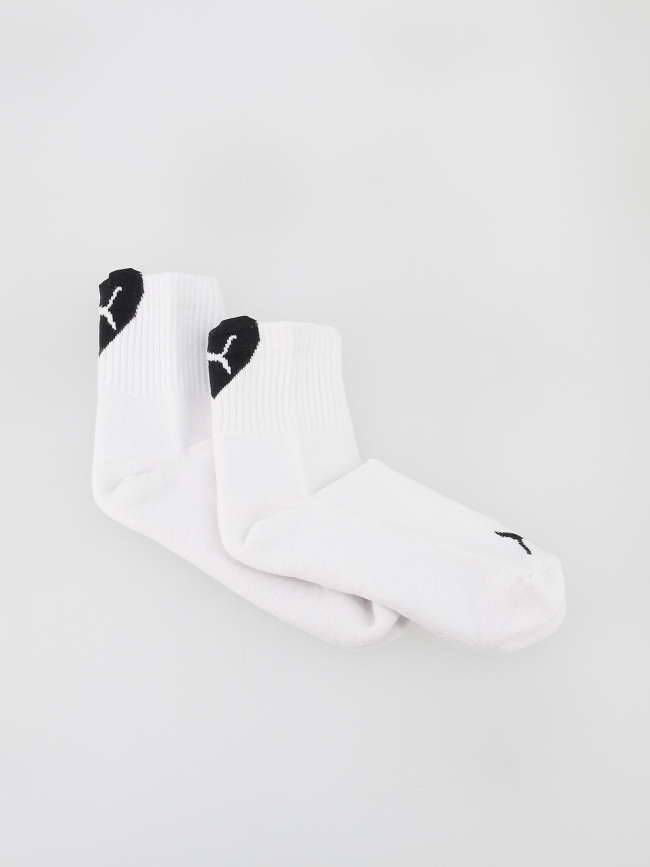 Pack 2 paires de chaussettes coeur blanc femme - Puma
